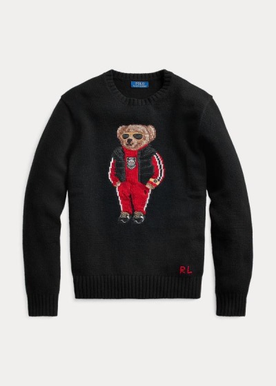 Polo Ralph Lauren Lunar New Year Bear Striktrøje Herre Danmark (QLXGY2419)